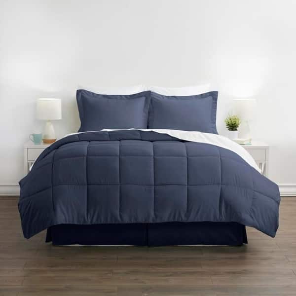 Simply Soft 8-piece Bed-in-a-Bag - Blue - King