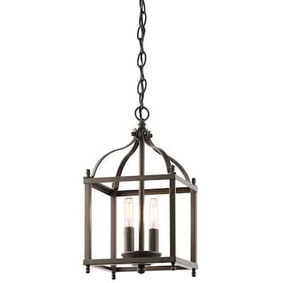 Kichler Lighting Larkin Collection 2-light Olde Bronze Pendant
