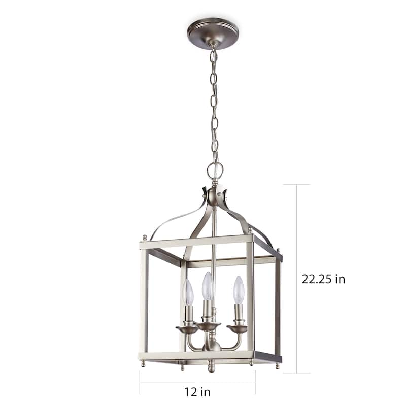 Kichler Lighting Larkin Collection 3-light Brushed Nickel Pendant