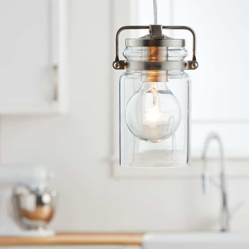 Kichler Lighting Brinley Collection 1-light Brushed Nickel Mini Pendant