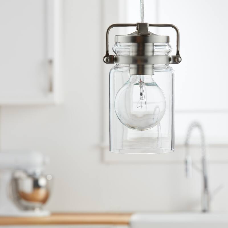 Kichler Lighting Brinley Collection 1-light Brushed Nickel Mini Pendant