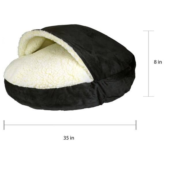 snoozer luxury cozy cave pet bed