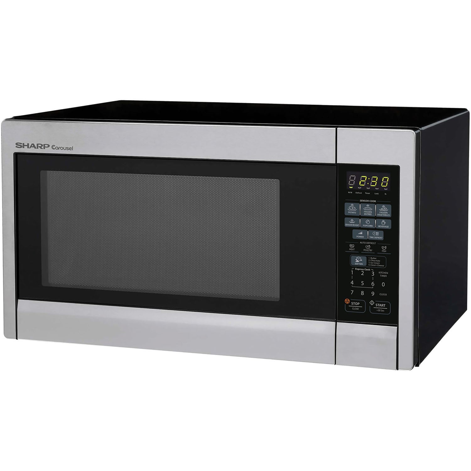 Buy Sharp 0.7 cu. ft. 700W White Carousel Countertop Microwave Oven