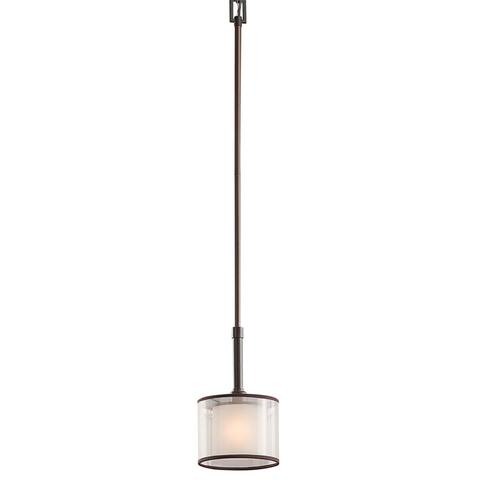 Kichler Lighting Lacey Collection 1-light Mission Bronze Mini Pendant