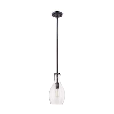 Kichler Lighting Everly Collection 1-light Olde Bronze Pendant 7 inch Diameter