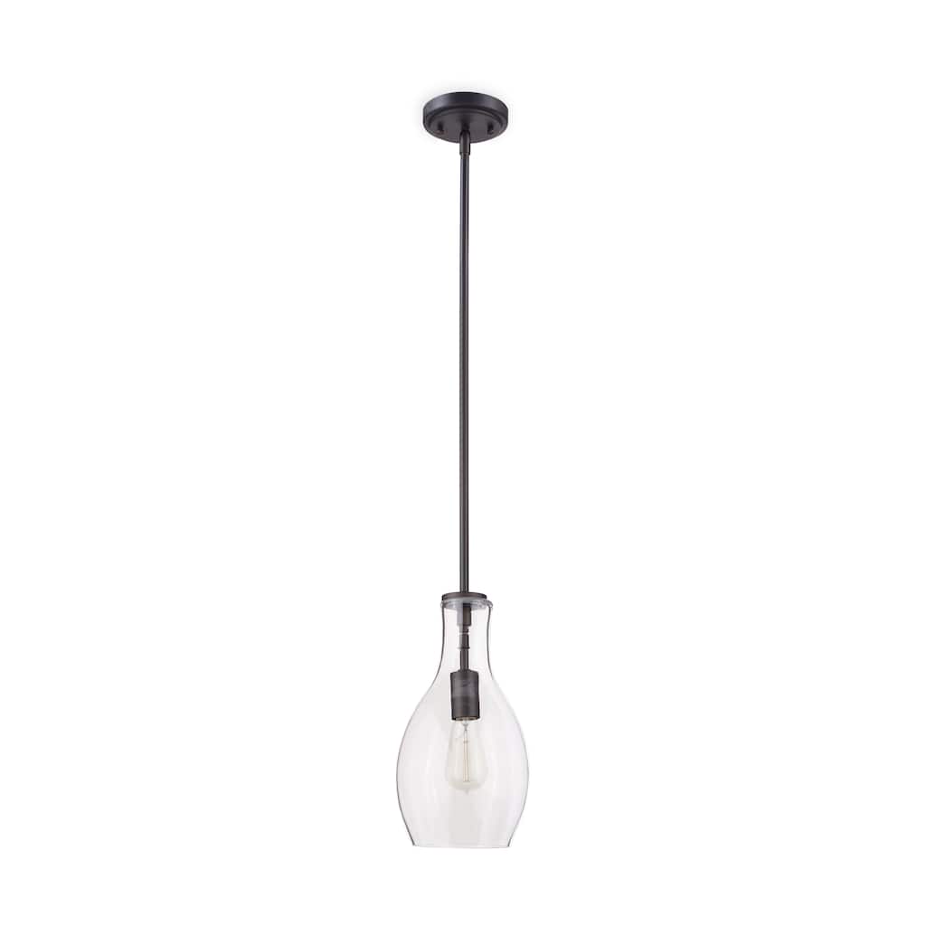 Kichler Lighting Everly Collection 1-light Olde Bronze Pendant 7 inch Diameter