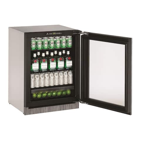 U-Line 2000 Series 2224 24-inch Integrated Framed Glass Door Refrigerator