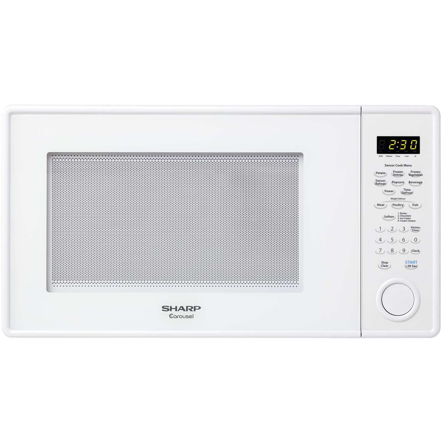 Sharp Carousel Black 1.8-cubic-foot 1100-watt Countertop Microwave Oven -  Bed Bath & Beyond - 12098915