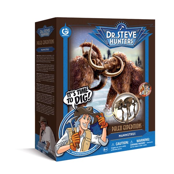 Dr. Steve's Ice Age Explorer Slime Dig Kit – Sabertooth & Mammoth