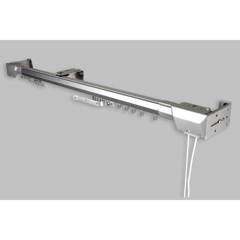 InStyleDesign Silver Heavy Duty Traverse Rod - Center Open