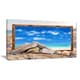 Framed Blue Sky Over Sea - Seashore Art Canvas Print - Bed Bath ...