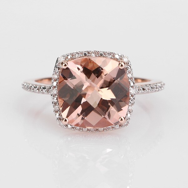 overstock rose gold engagement rings