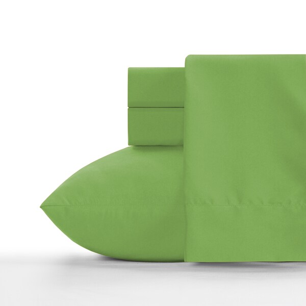 Crayola Jungle Green Soft Brushed Microfiber Sheet Set