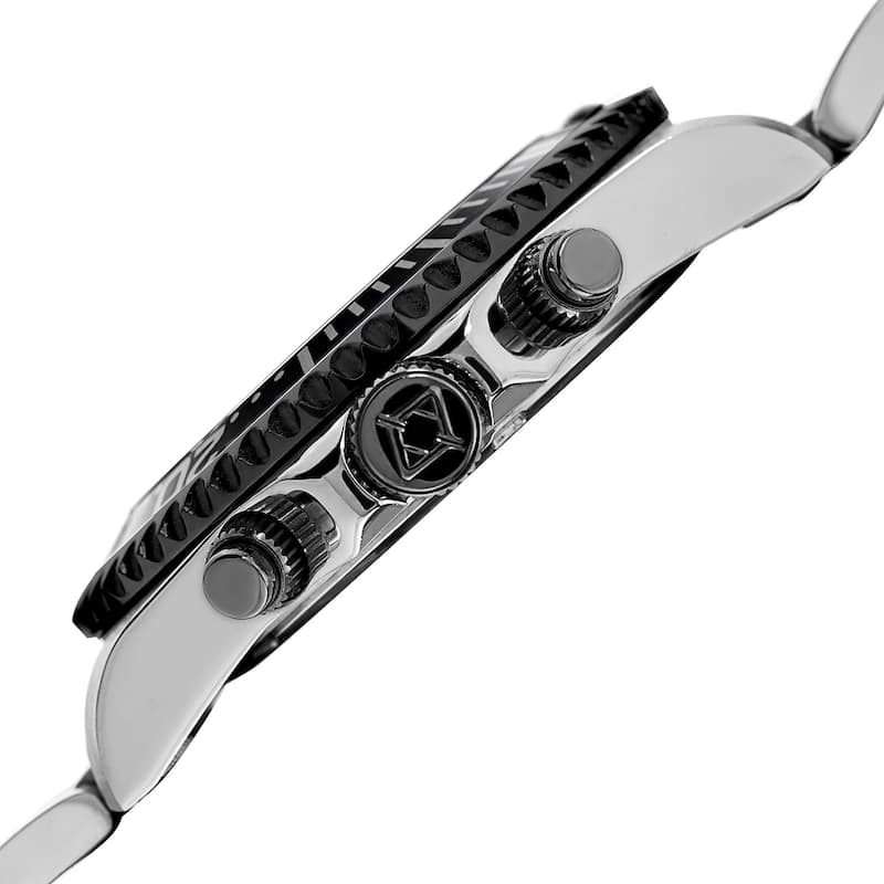 Akribos XXIV Men's Quartz Multifunction Two-Tone Stainless Steel Bracelet Watch
