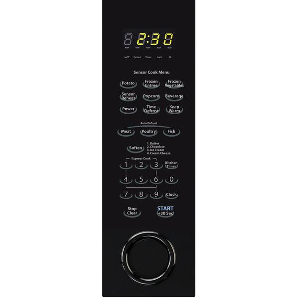 Shop Sharp Carousel Black 2 2 Cubic Foot 1 200 Watt Countertop