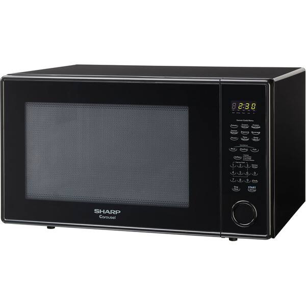Shop Sharp Carousel Black 2 2 Cubic Foot 1 200 Watt Countertop