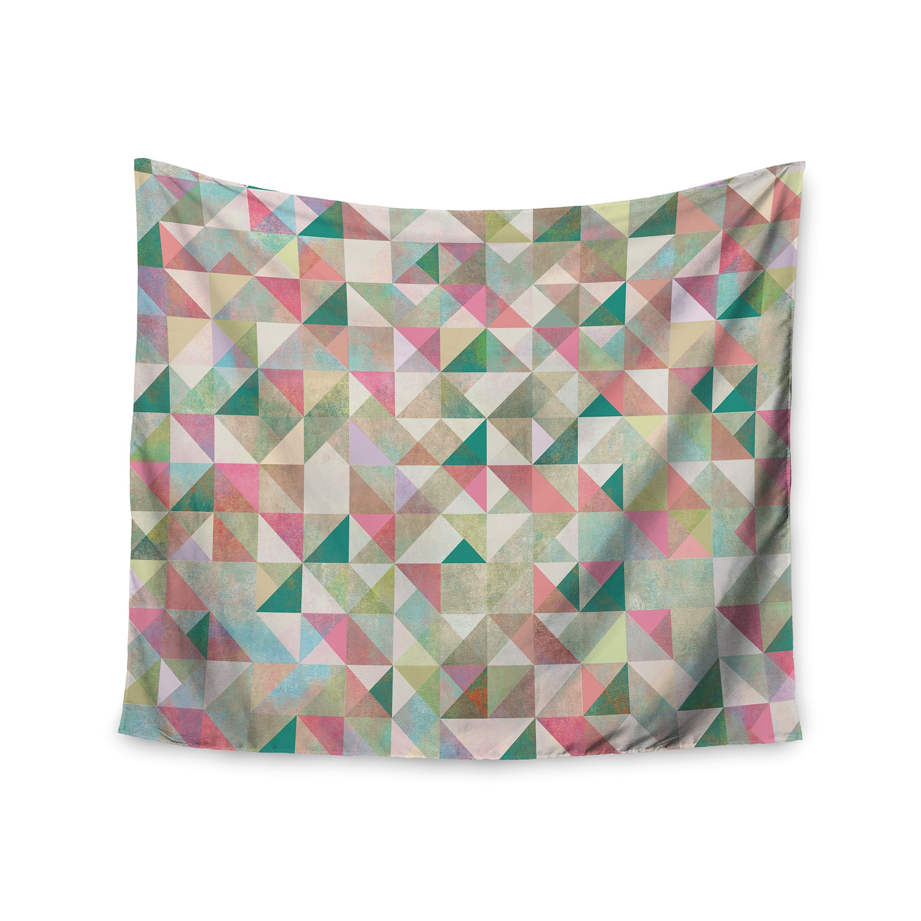 Kess InHouse Mareike Boehmer Graphic 75 Teal Pink Wall Tapestry 51 x 60
