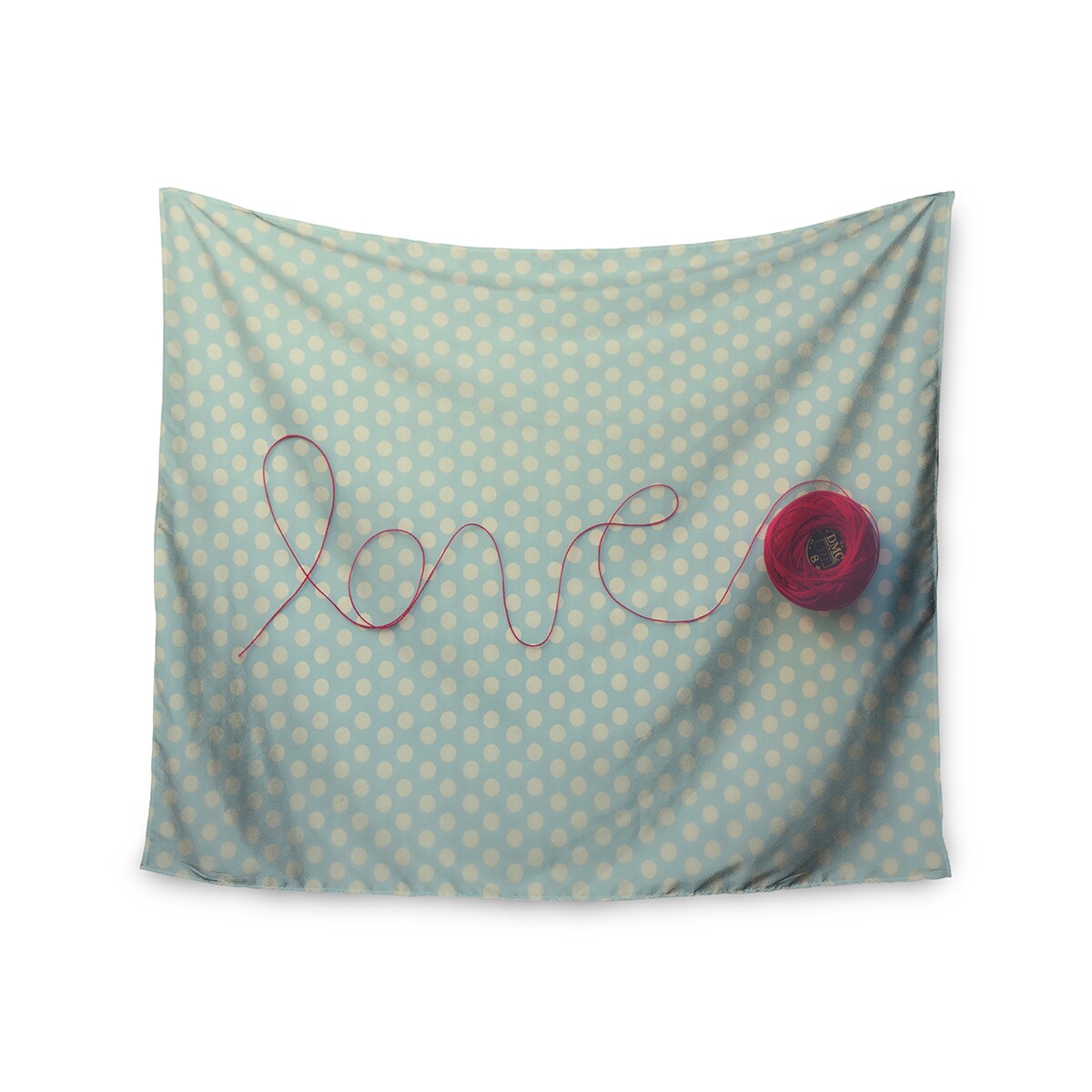 51 x 60 Kess InHouse Kristi Jackson String of Love Red Photography Wall Tapestry 51 x 60 Kess InHouse Kristi Jackson String of Love Red Photography Wall Tapestry
