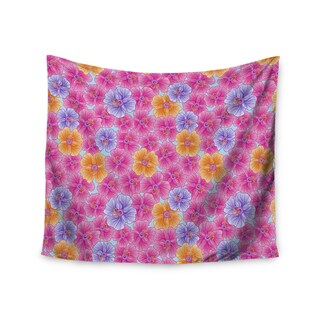 Purple Wall Tapestry KESS InHouse Kess Original Spiderwebs 51 X 60