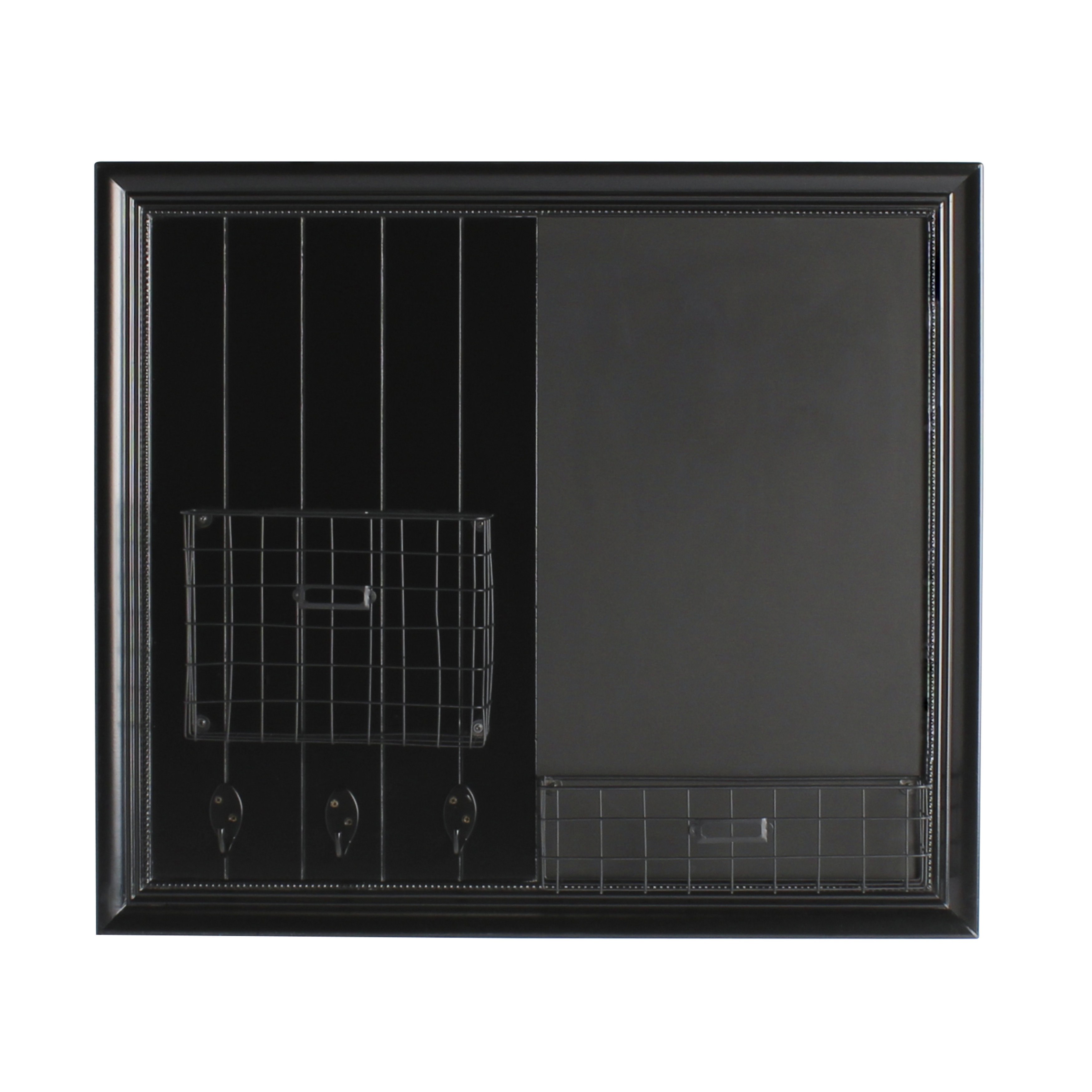 Shop Darla Decorative Wood Organizer With Chalkboard Wire Baskets
