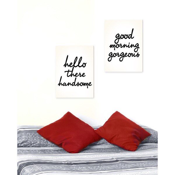 Lulusimonstudio Hello There Good Morning Glam Two Piece Wall Lulusimonstudio X27 Hello There Good Morning Glam Two Piece