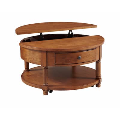 Broyhill Attic Heirlooms Round Lift-Top Cocktail Table