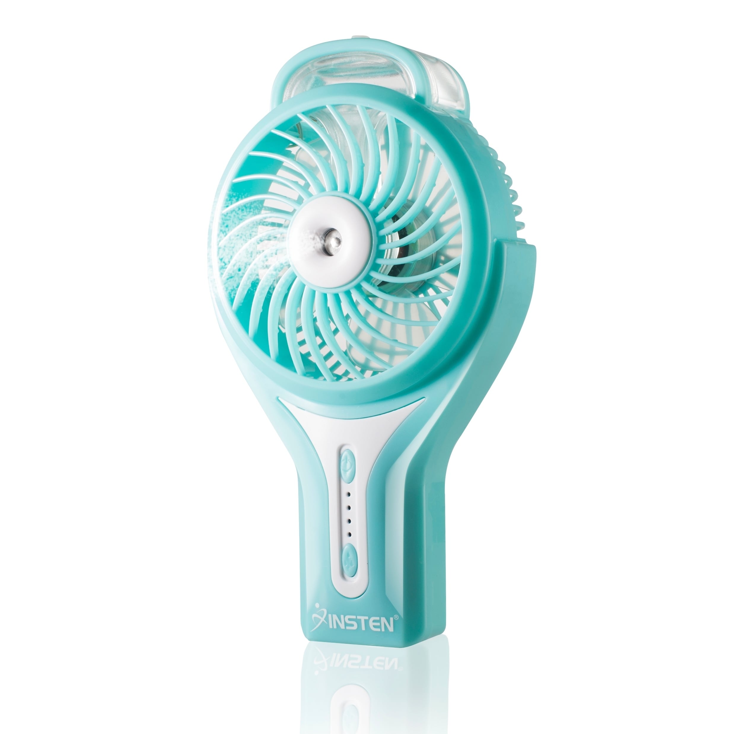 portable fan with water spray