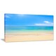 Blue Waters Below Blue Sky - Seashore Photo Canvas Print - Thumbnail 0
