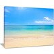 Blue Waters Below Blue Sky - Seashore Photo Canvas Print - Thumbnail 1