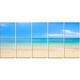 Blue Waters Below Blue Sky - Seashore Photo Canvas Print - Thumbnail 3