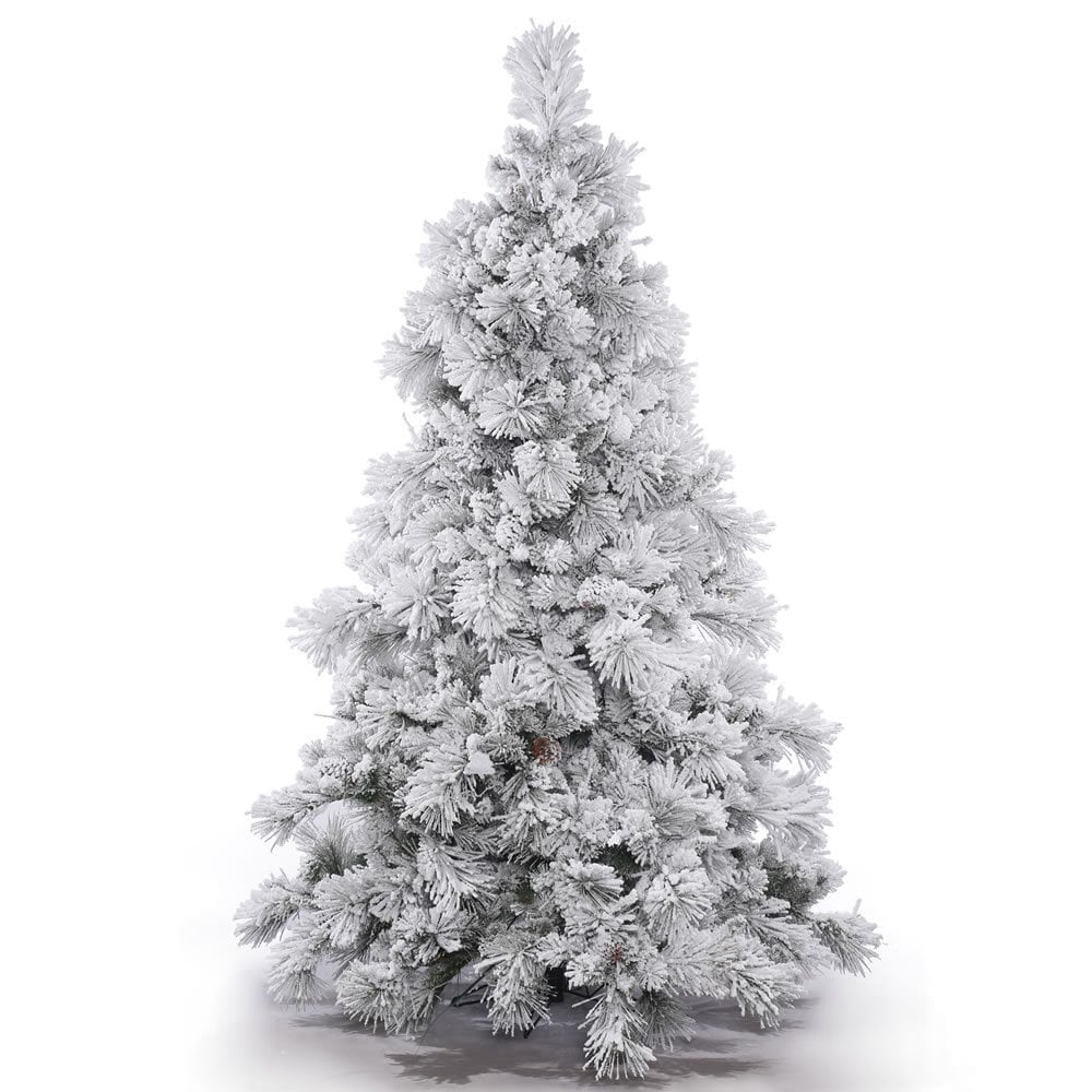 Vickerman Flocked White-on-green PVC 4.5-foot Alberta Unlit Artificial  Christmas Tree On Sale Bed Bath  Beyond 12111619