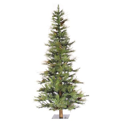 Vickerman Green PVC 5-foot Ashland Artificial Unlit Christmas Tree