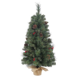 6 Foot Tribeca Blue Spruce Artificial Christmas Tree Unlit ...