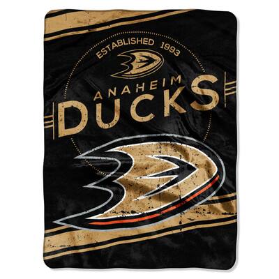 NHL 801 Ducks Stamp Raschel Throw