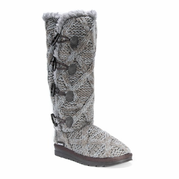 muk luks faux fur boots