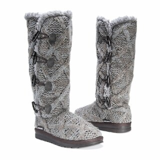 womens grey boots with fur