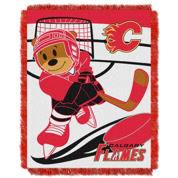 slide 1 of 1, NHL 044 Flames Baby Throw