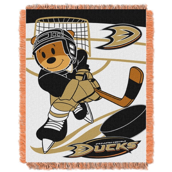 slide 1 of 1, NHL 044 Ducks Baby Throw