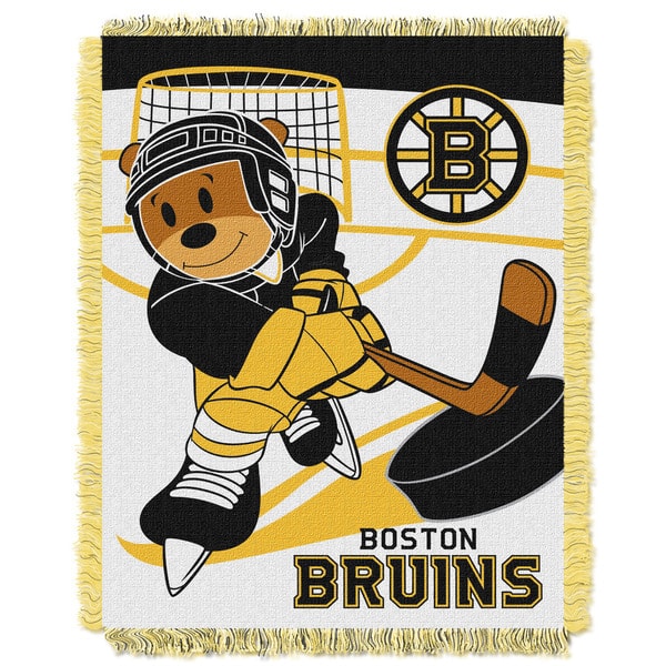 slide 1 of 1, NHL 044 Bruins Baby Throw