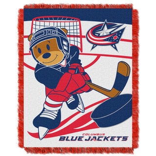 NHL 044 Blue Jackets Baby Throw