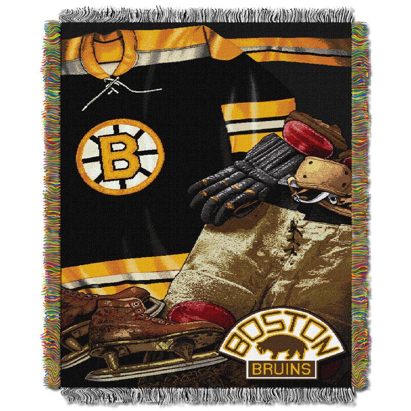 NHL 051 Bruins Vintage Throw