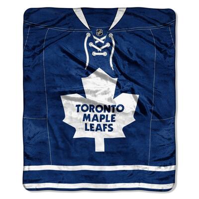 NHL 701 Maple Leafs Jersey Raschel Throw