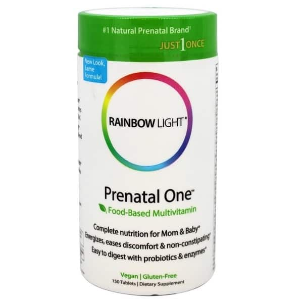 Shop Rainbow Light Just Once Prenatal One Multivitamin 150 Tablets Overstock