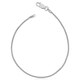 preview thumbnail 1 of 1, Italian Sterling Silver 1.5 millimeter Round Wheat Chain Bracelet (7 or 8 inches)