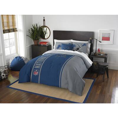 The Northwest Company Official NFL Detroit Lions Full Applique 3-piece Comforter Set