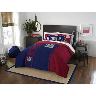 The Northwest Company Official NFL New York Giants Full Applique 3-piece Comforter Set