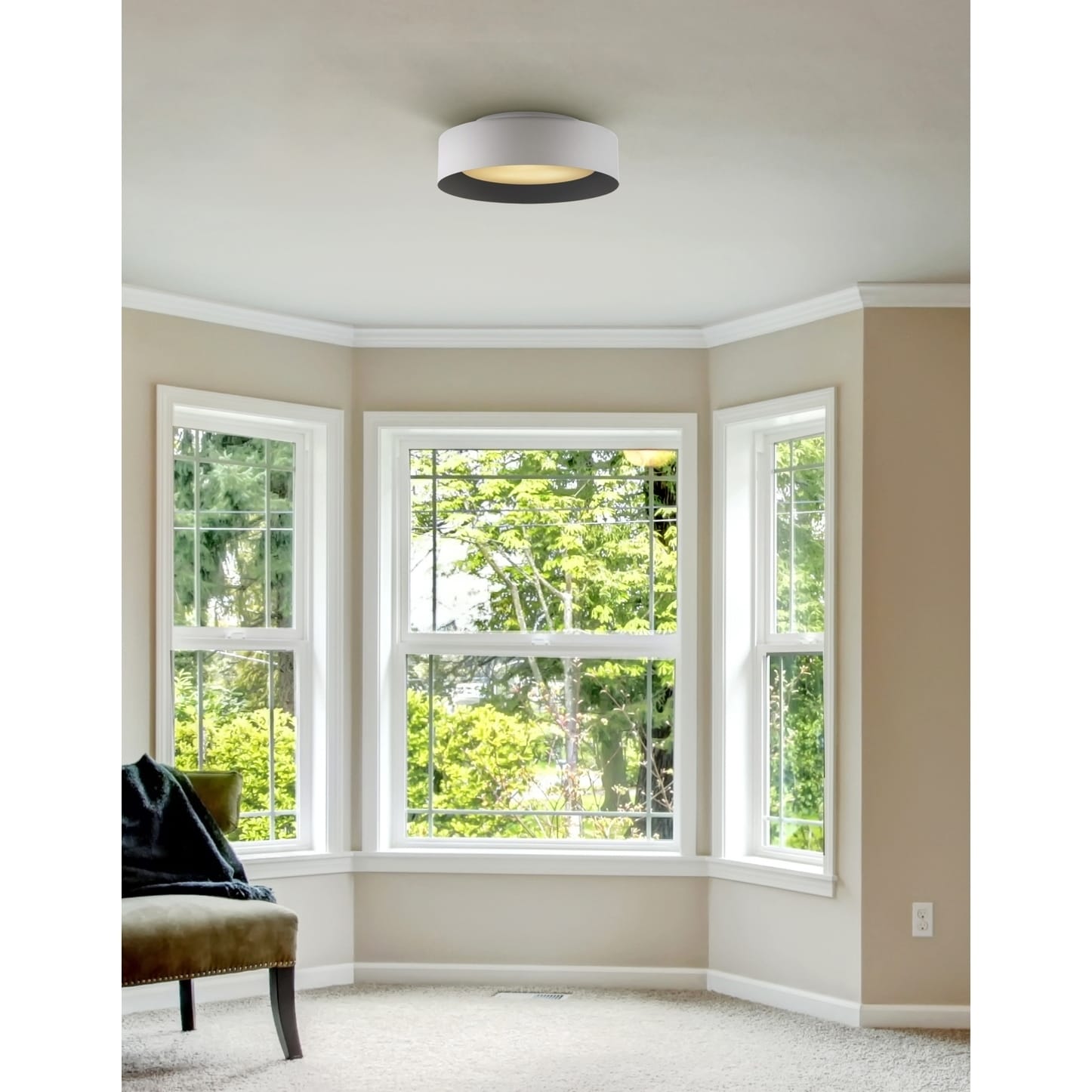Lynch Flush Mount Ceiling Light Fixture - N/A - Overstock - 12114231
