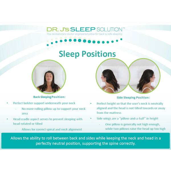 Shop Slumber Shop Dr J S Sleep Solution Pillow Free Shipping
