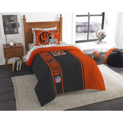 The Northwest Company NFL Cincinnati Bengals Twin 5-piece Bed in a Bag with Sheet Set