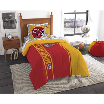 The Northwest Company NFL Kansas City Chiefs Twin 5-piece Bed in a Bag with Sheet Set